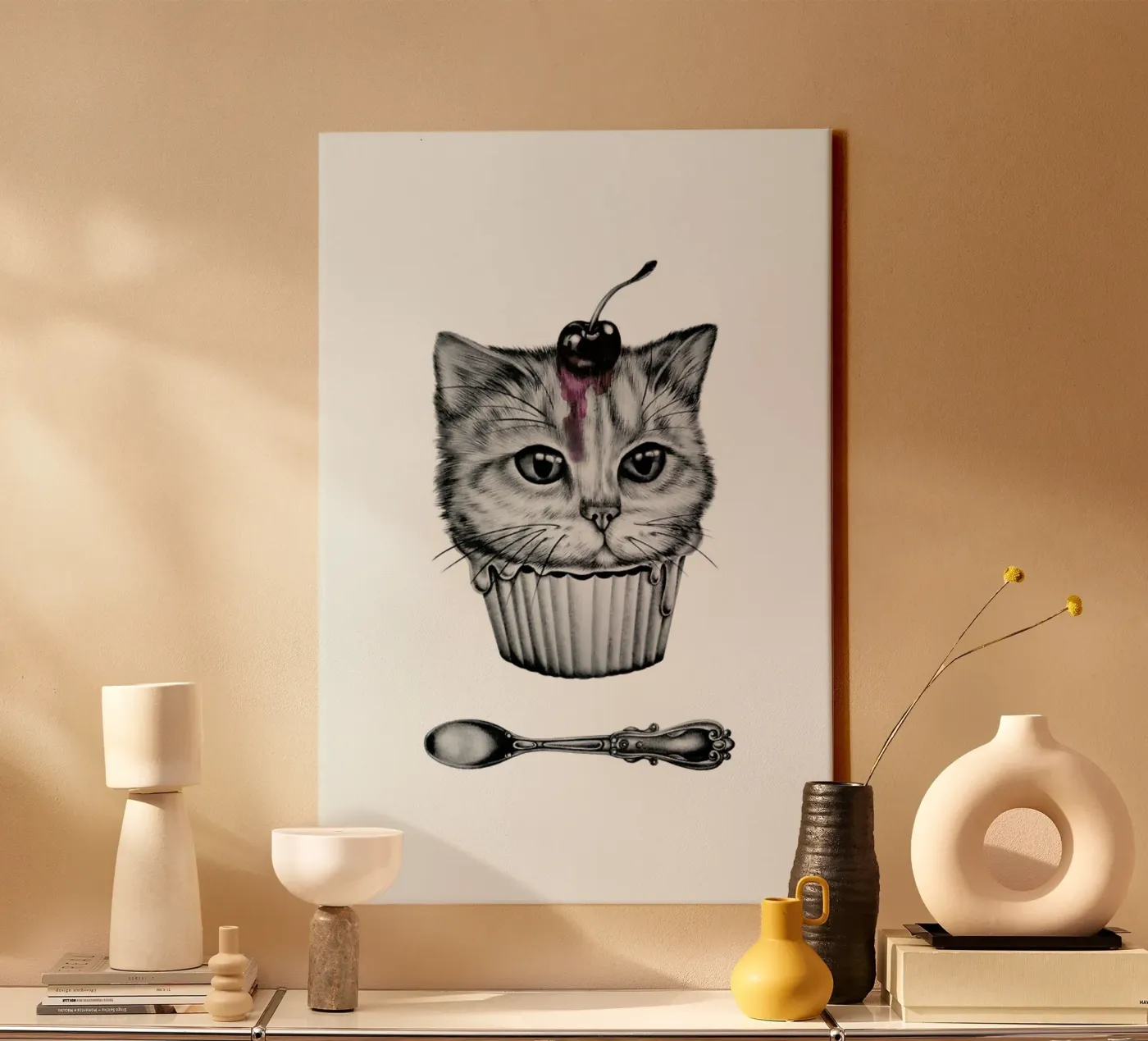 Cupcat tela da Maria Vdovichenko