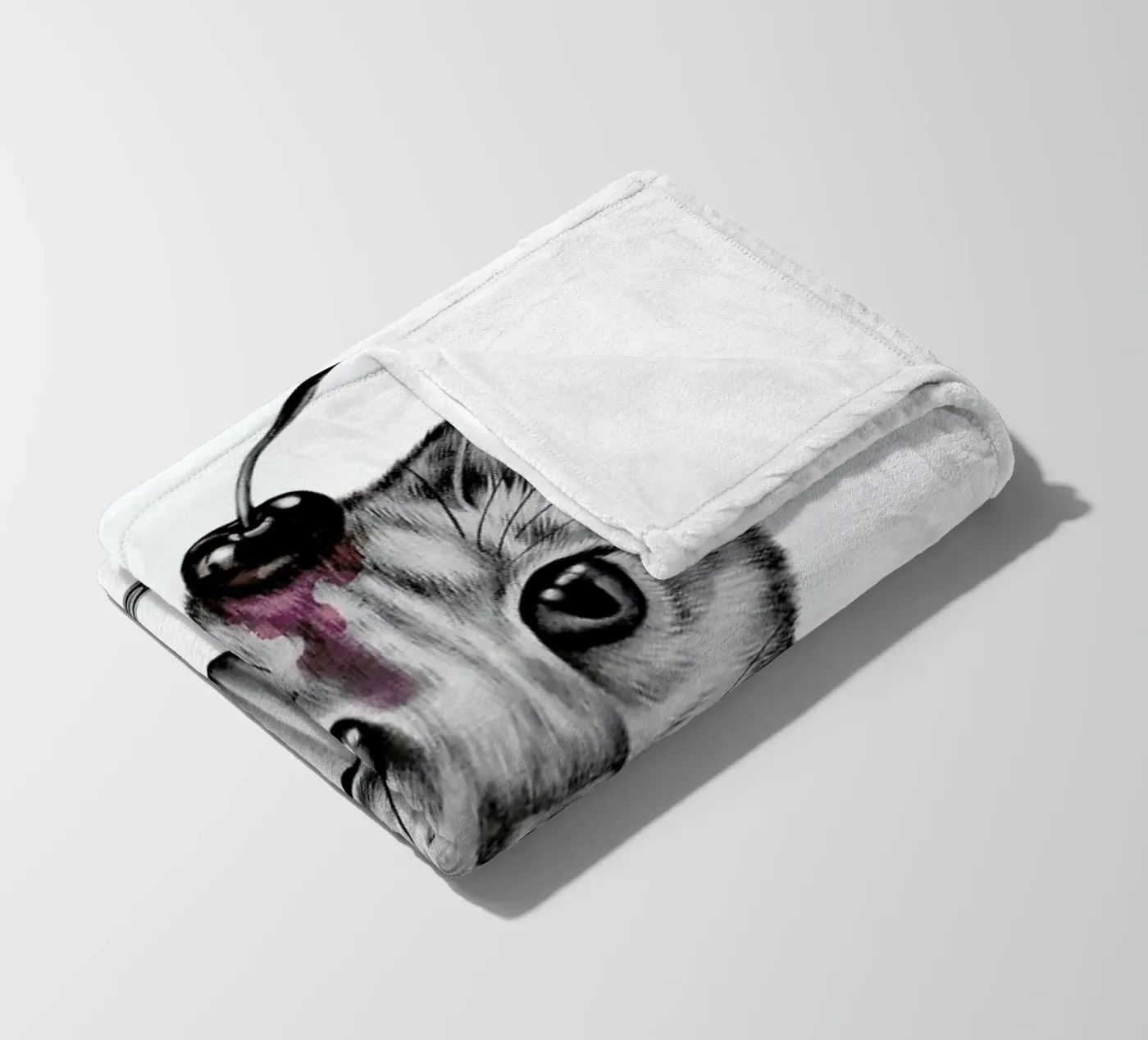 Cupcat Fleecedecke von Maria Vdovichenko