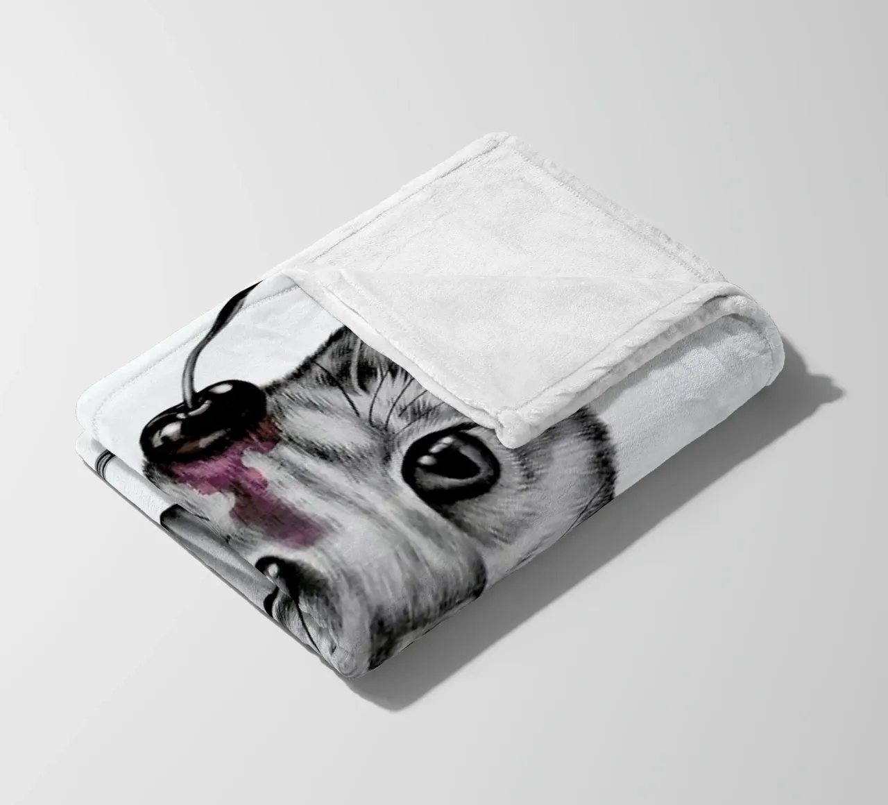 Cupcat Fleecedecke von Maria Vdovichenko