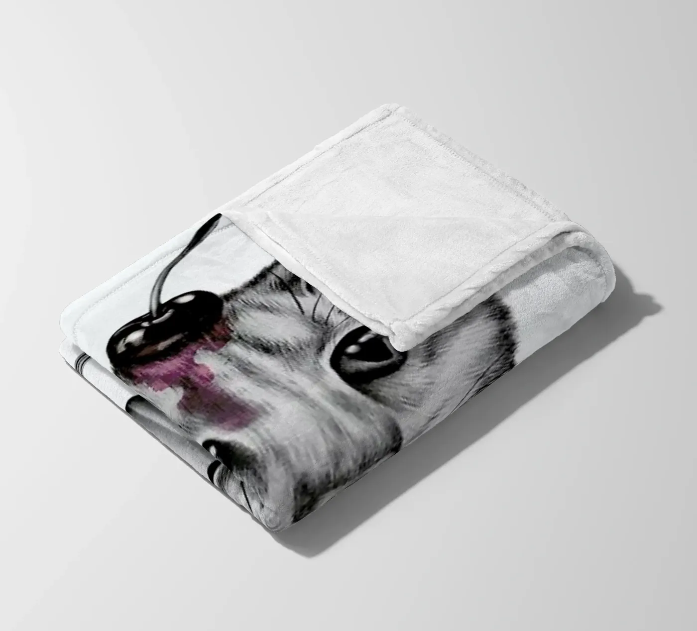Cupcat Fleecedecke von Maria Vdovichenko