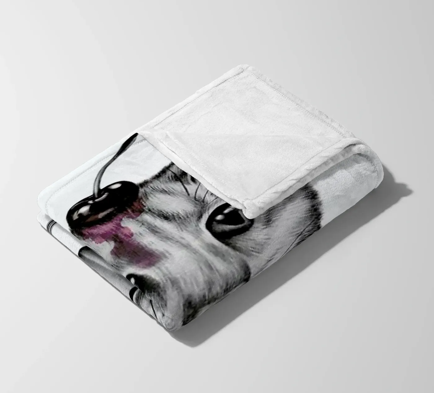 Cupcat plaid polaire de Maria Vdovichenko