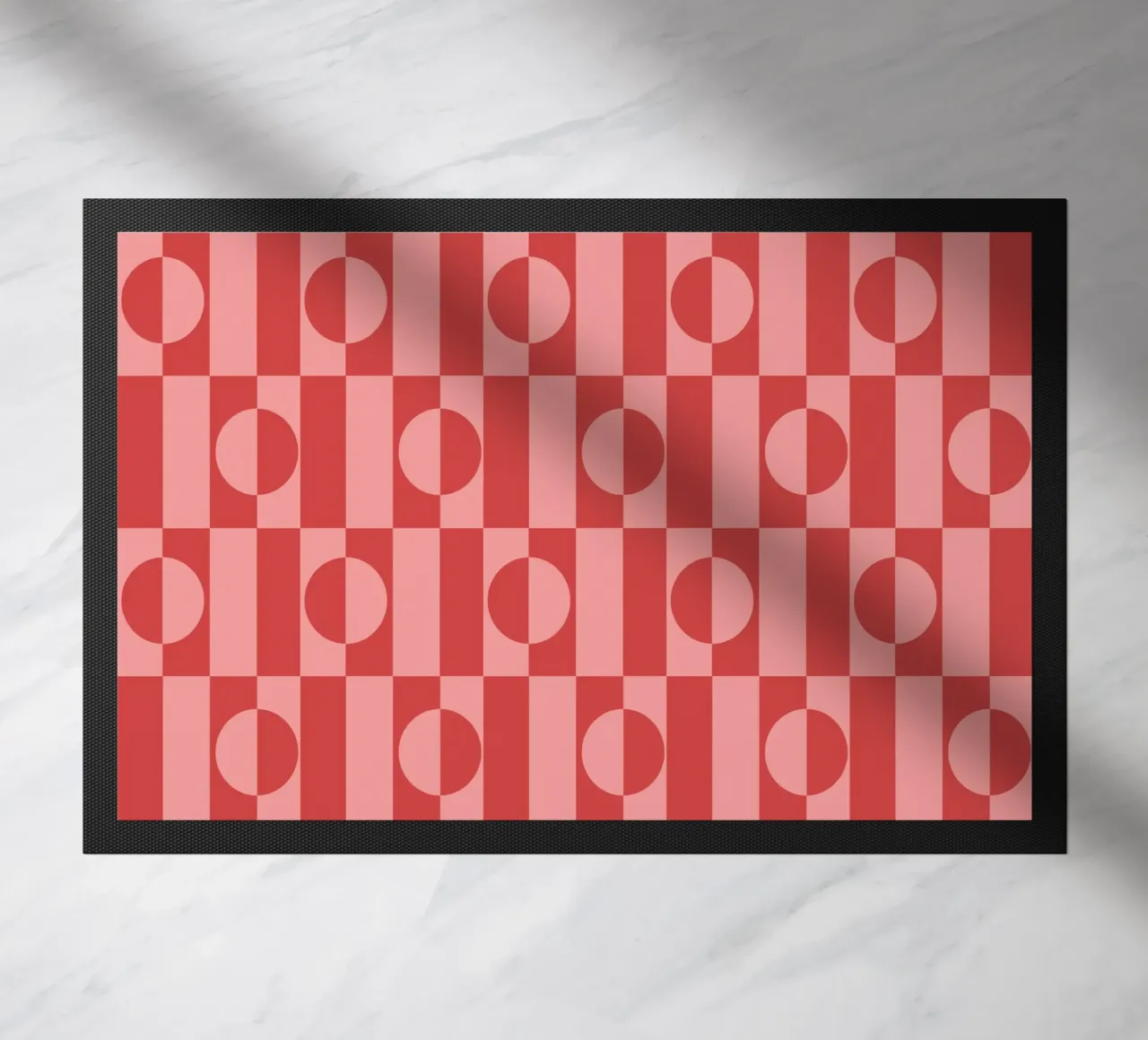 Rose eclectic geometric mid century modern pattern zerbino da TijanaArtStudio88