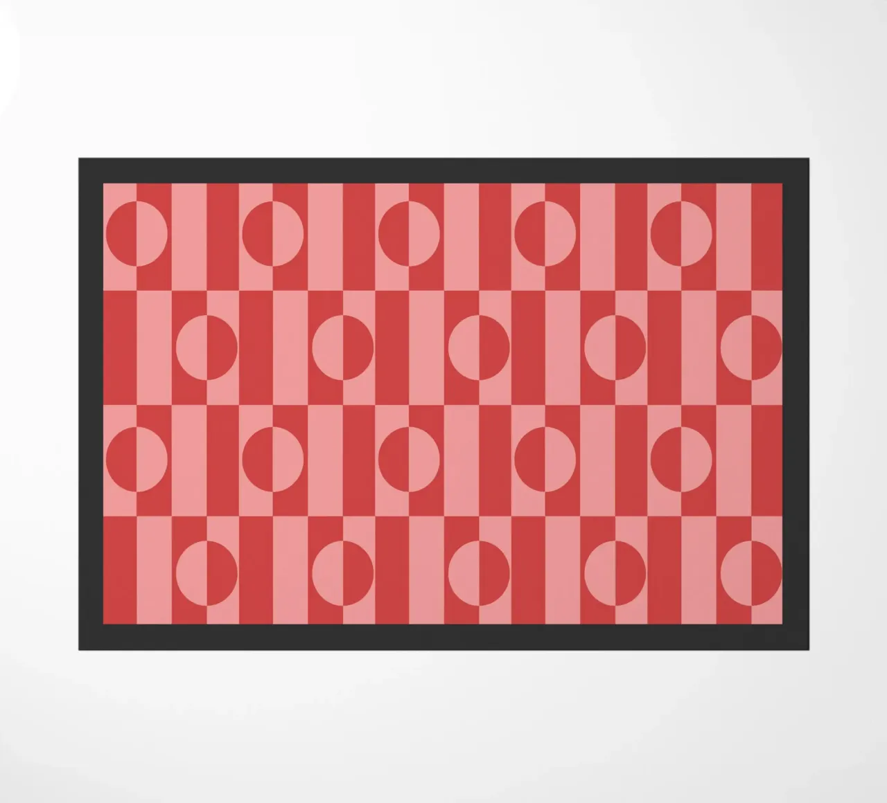 Rose eclectic geometric mid century modern pattern zerbino da TijanaArtStudio88