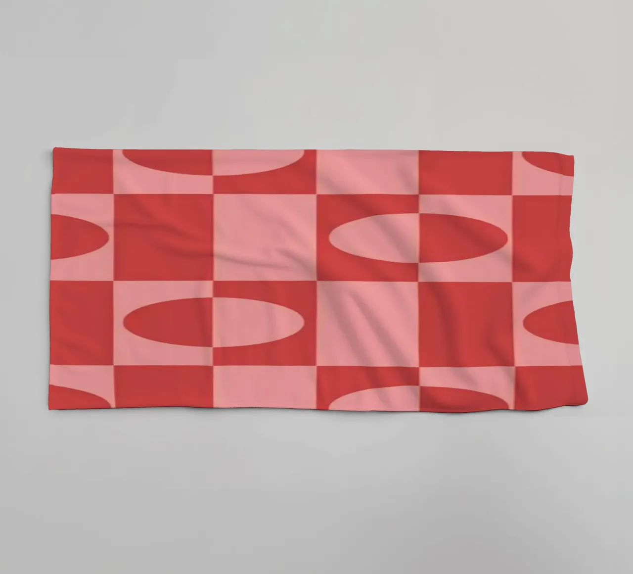 Rose eclectic geometric mid century modern pattern asciugamano da bagno da TijanaArtStudio88