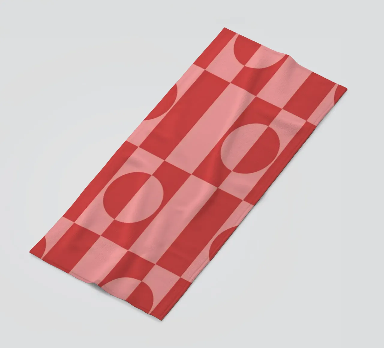 Rose eclectic geometric mid century modern pattern telo mare da TijanaArtStudio88