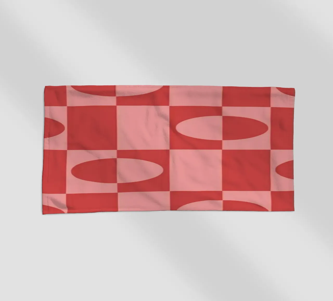 Rose eclectic geometric mid century modern pattern telo mare da TijanaArtStudio88