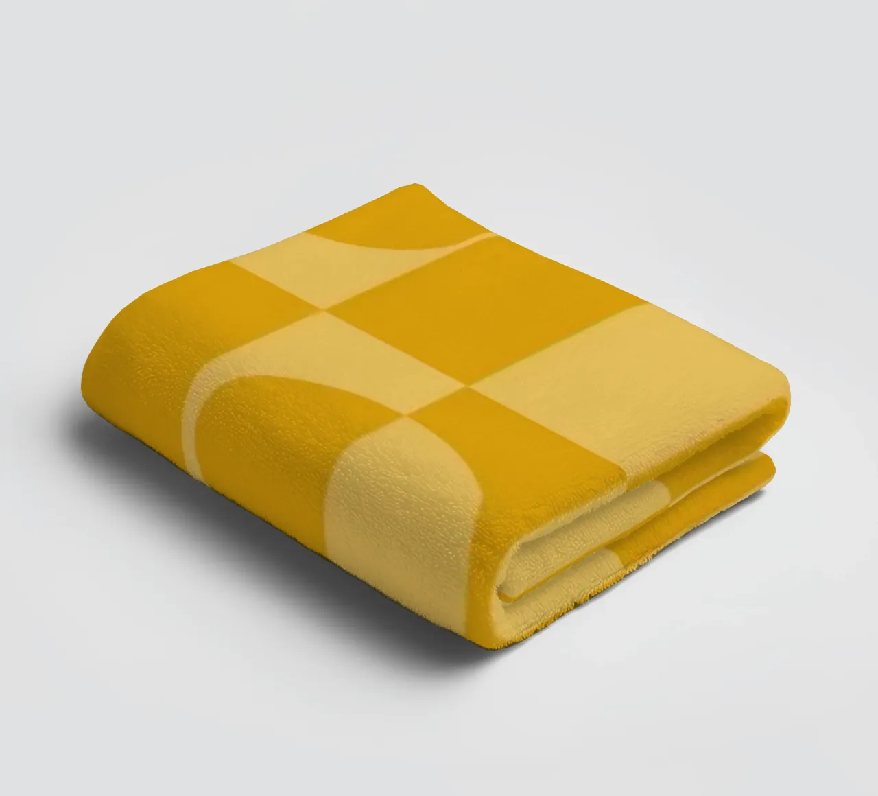 Yellow eclectic geometric mid century modern pattern asciugamano da bagno da TijanaArtStudio88