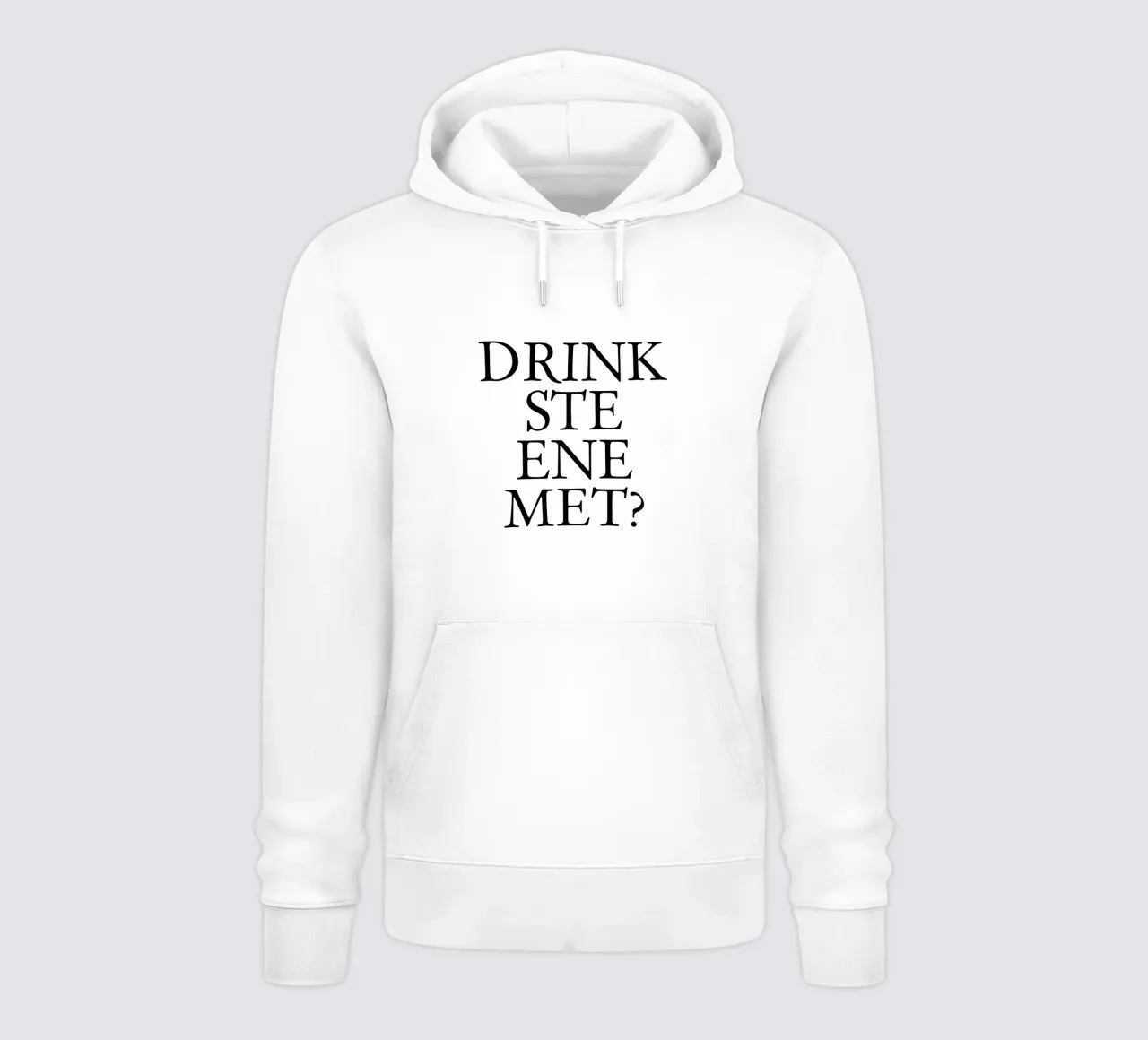 Drinkste ene met? - Kölsche Mundart felpa con cappuccio da Ohkimiko