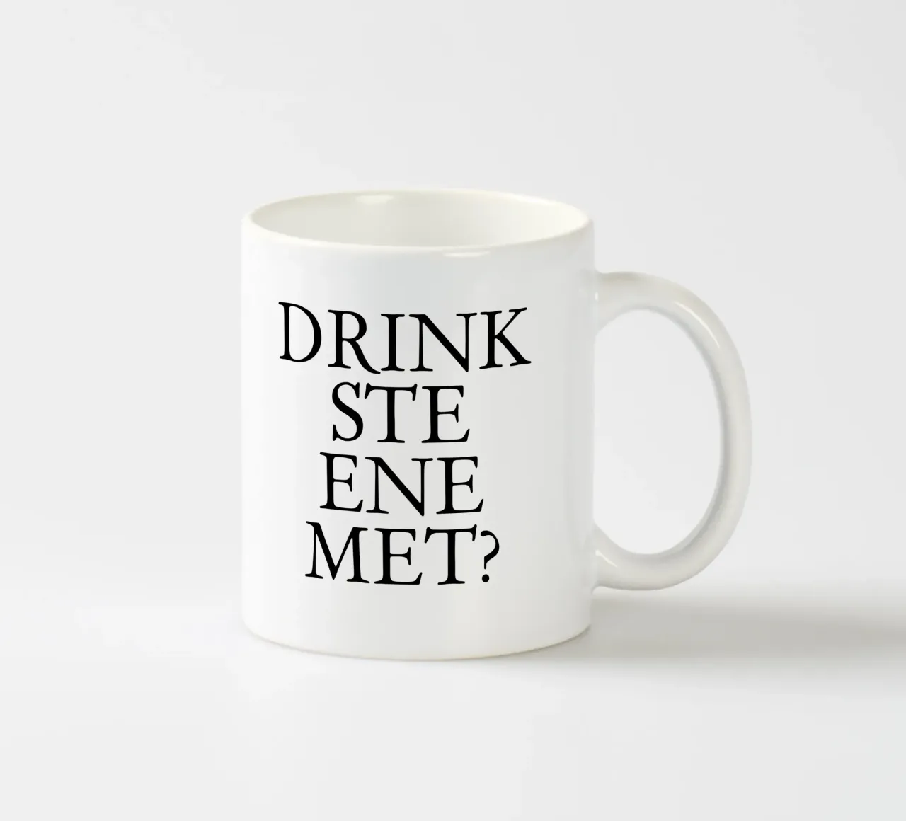 Drinkste ene met? - Kölsche Mundart tazza in ceramica da Ohkimiko