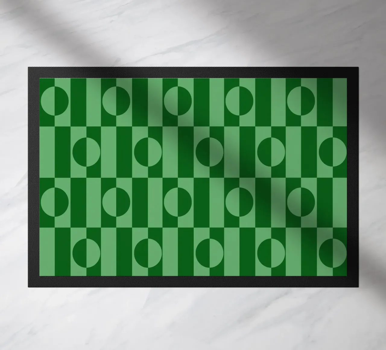 Mint green eclectic geometric mid century modern pattern zerbino da TijanaArtStudio88