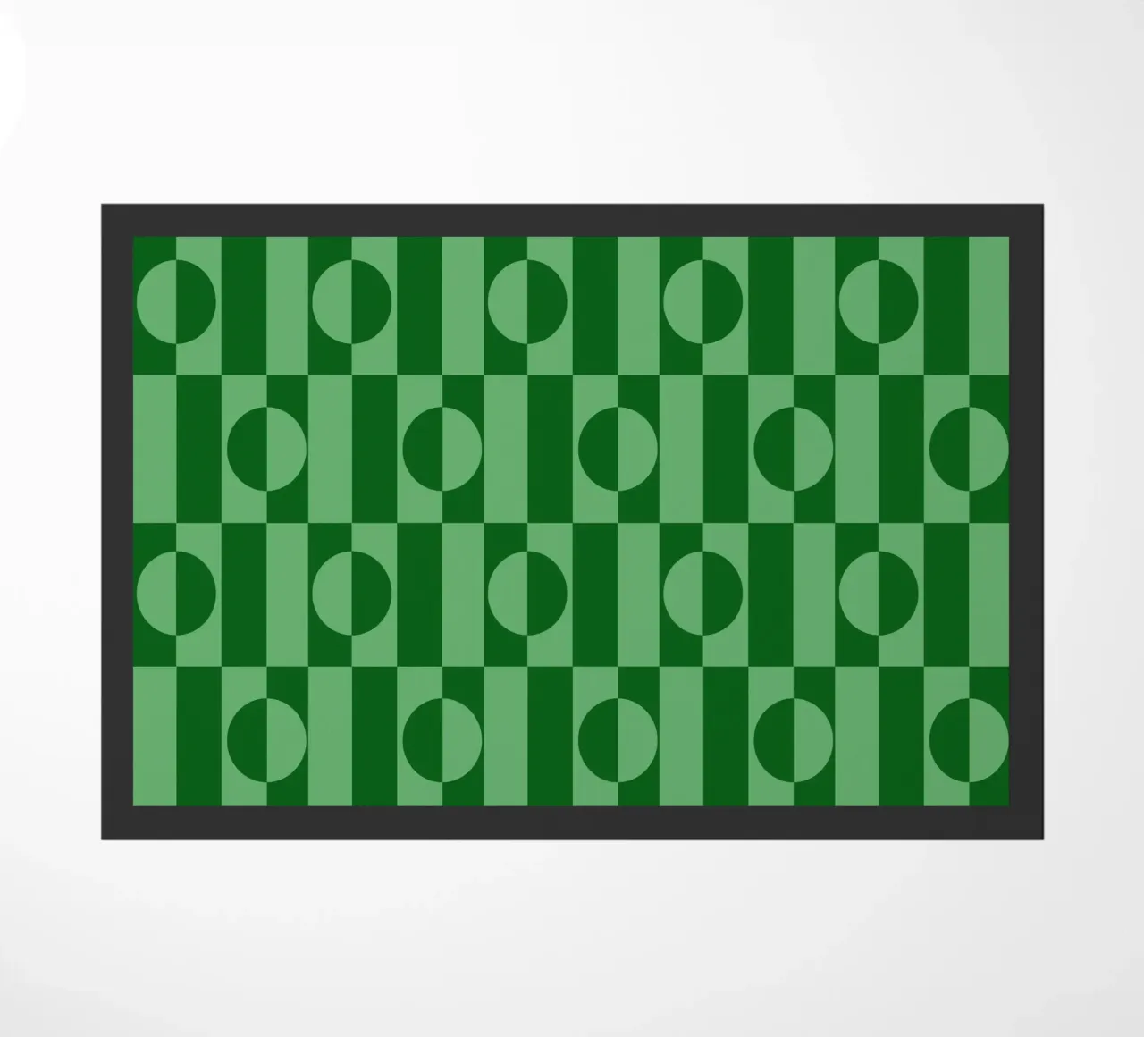 Mint green eclectic geometric mid century modern pattern zerbino da TijanaArtStudio88