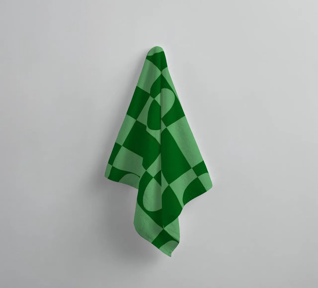 Mint green eclectic geometric mid century modern pattern asciugamano da bagno da TijanaArtStudio88