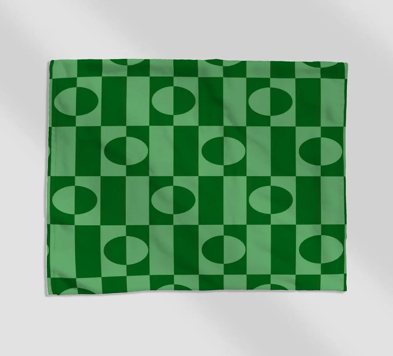 Mint green eclectic geometric mid century modern pattern telo mare da TijanaArtStudio88
