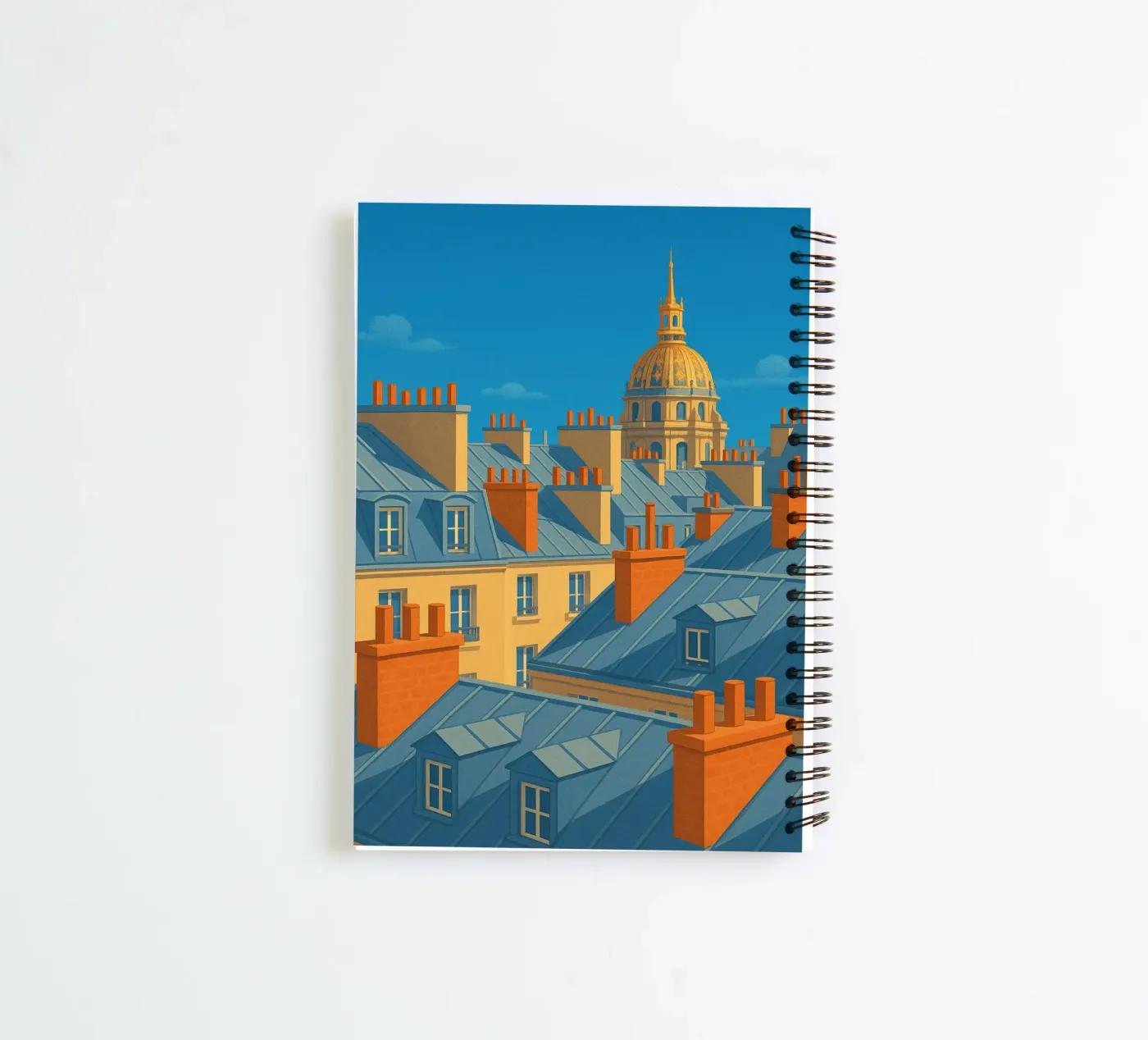 Sonniges Paris: Panorama der legendären Dächer Ringbuch von JETLAG | affiches voyage
