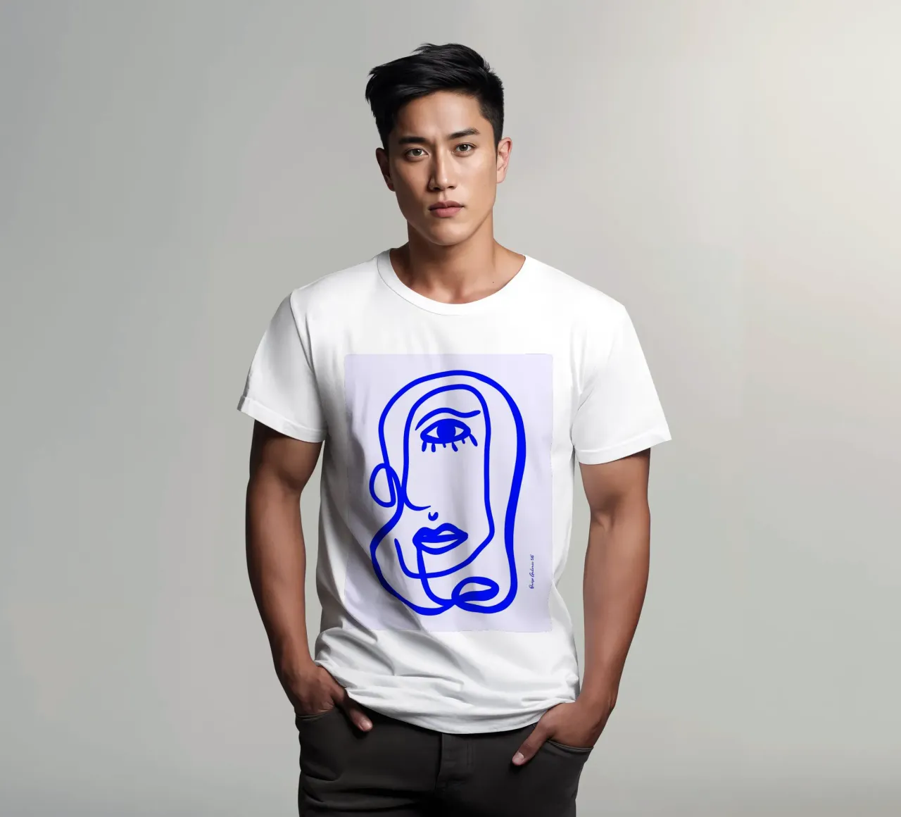 Art abstrait Hobiz t-shirt da Mike Leymi