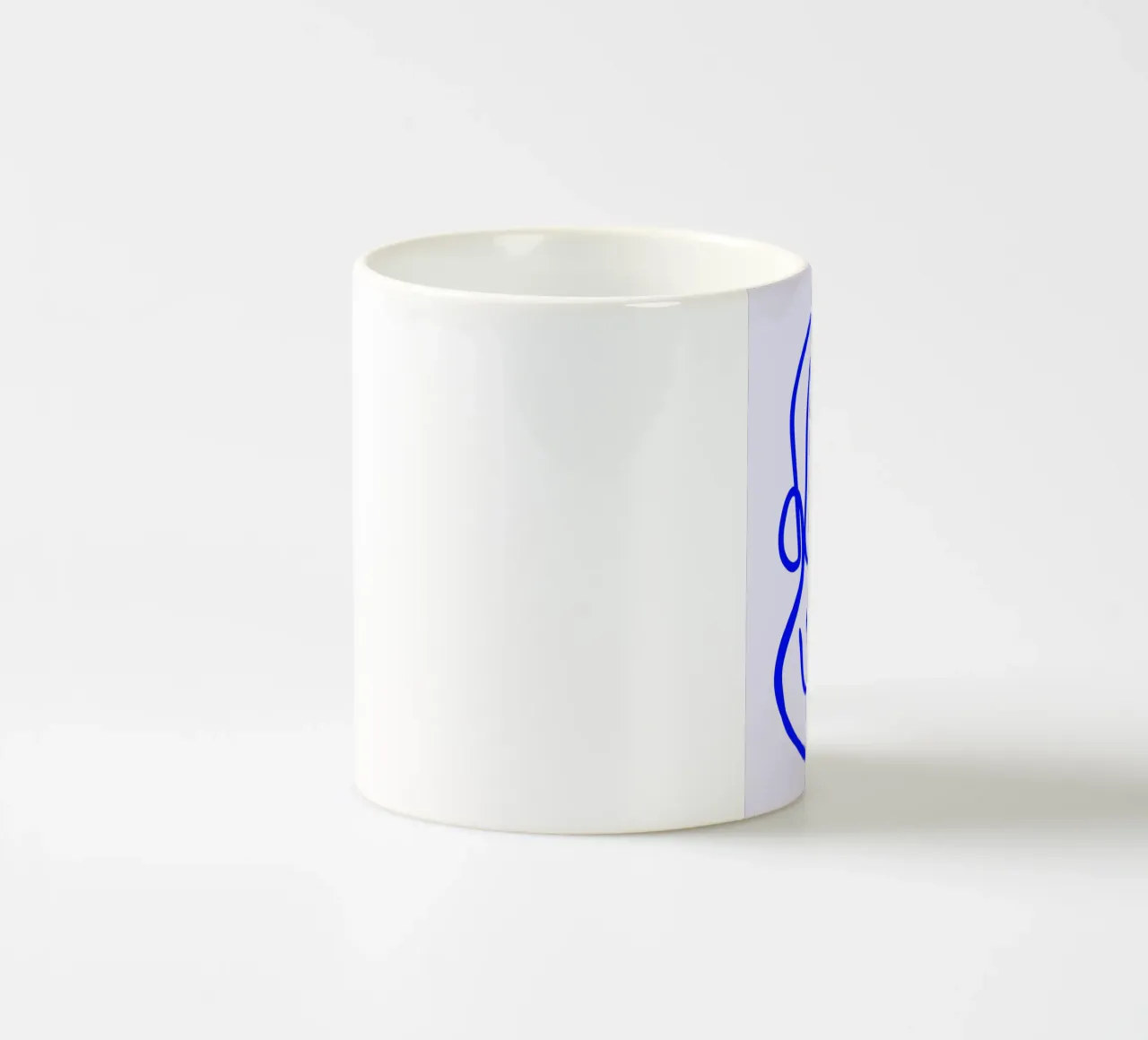 Art abstrait Hobiz tazza in ceramica da Mike Leymi