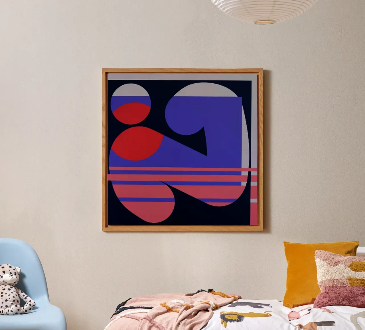Keith Haring Astratto alluminio dibond da Roger