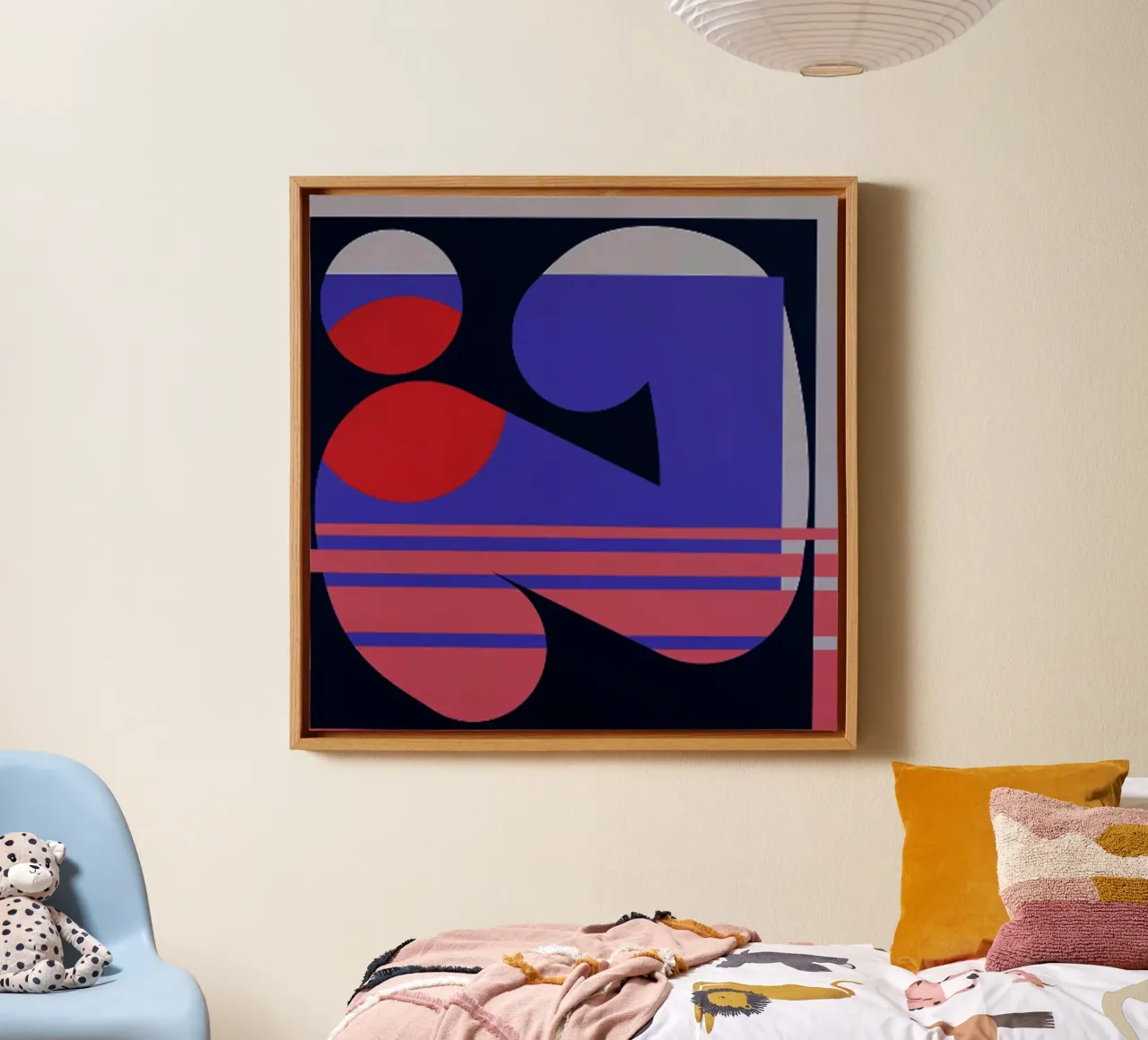 Keith Haring Abstract canvas van Roger