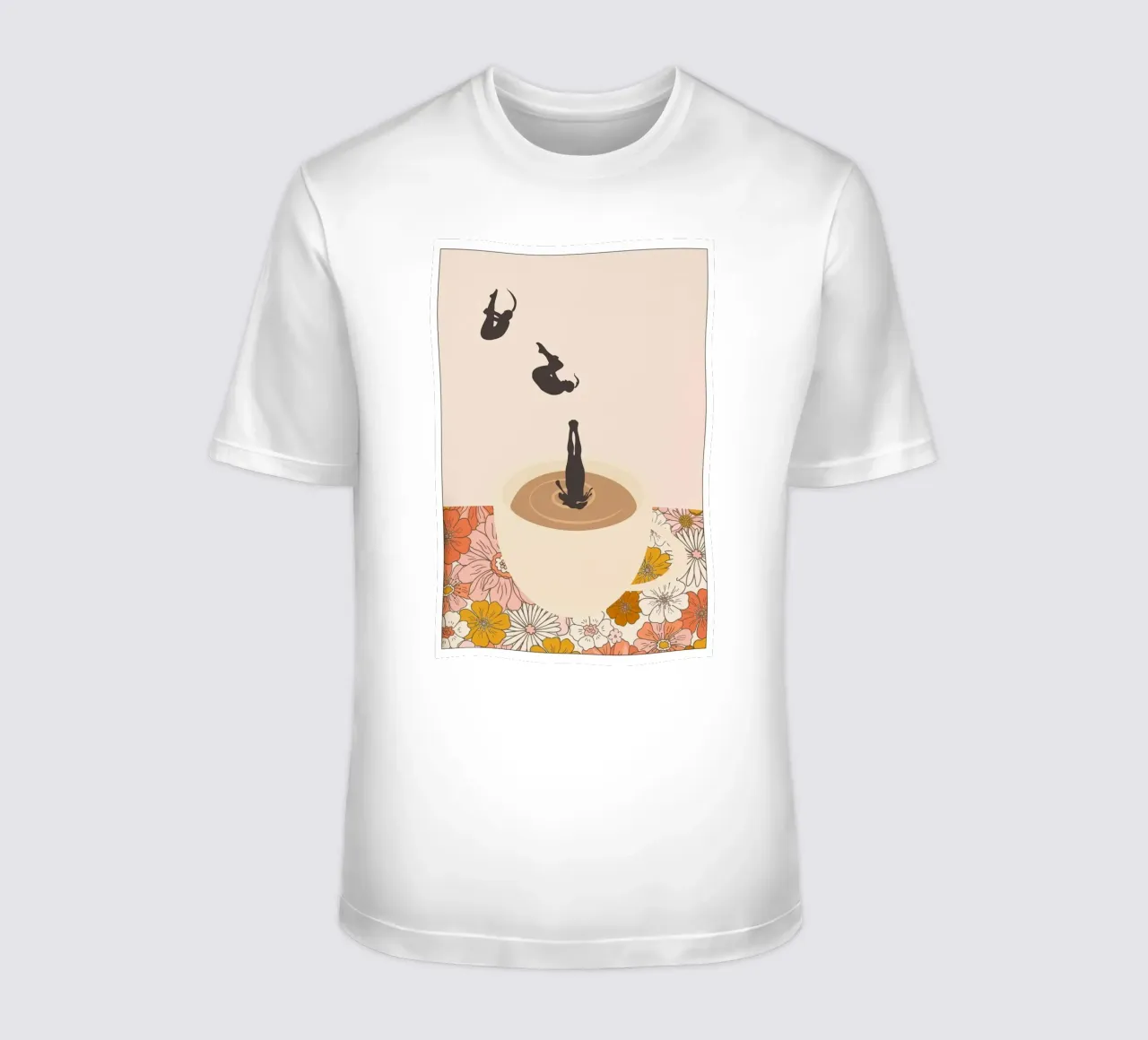 Tuffatore di caffè moderno Beshdomp t-shirt da mary shop