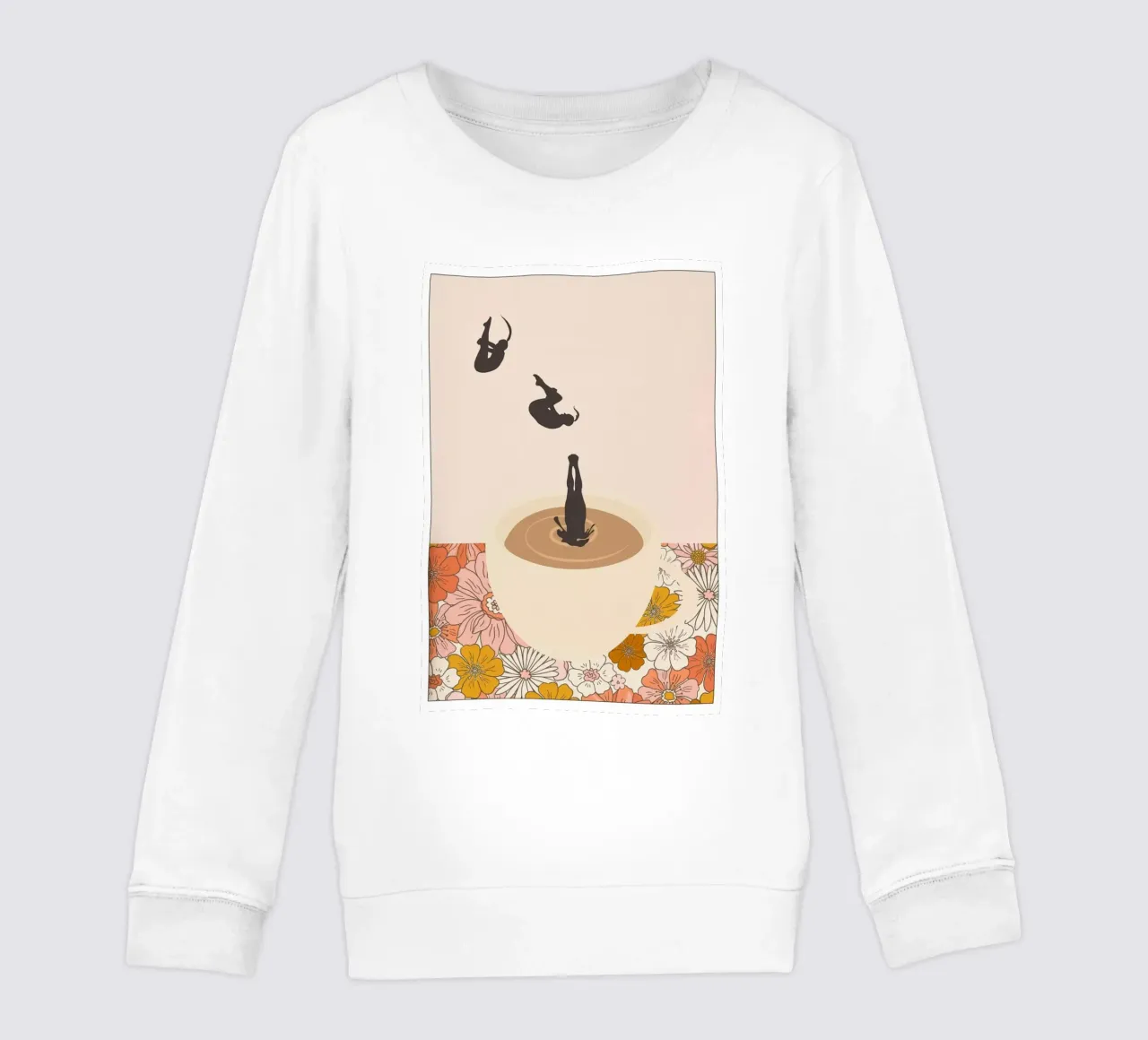 Tuffatore di caffè moderno Beshdomp felpa bambino da mary shop