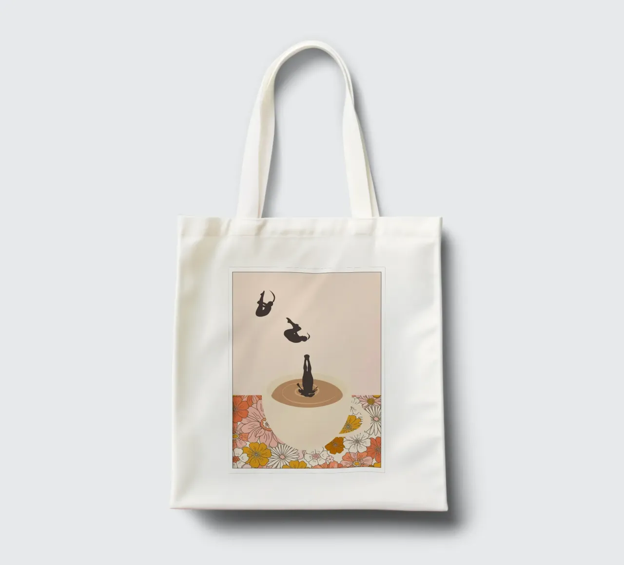 Tuffatore di caffè moderno Beshdomp borsa in juta da mary shop