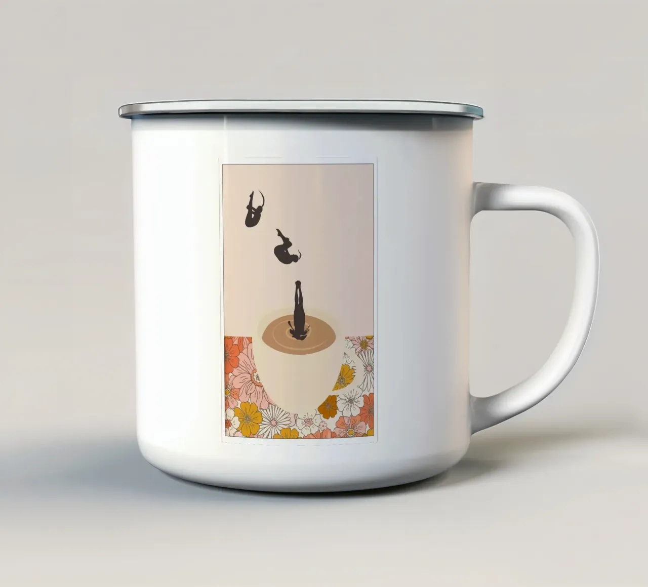Tuffatore di caffè moderno Beshdomp tazza in smalto da mary shop