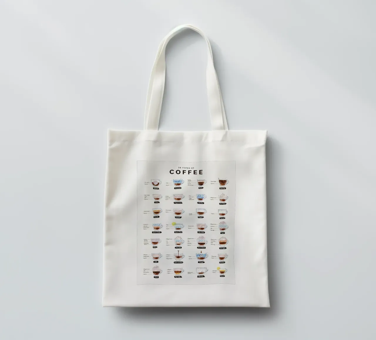 Caffè 28 Tipi borsa in juta da mary shop