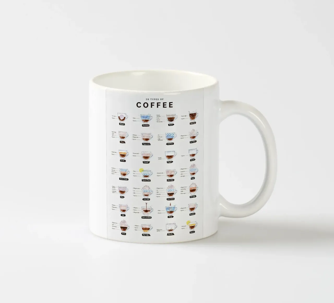 Caffè 28 Tipi tazza in ceramica da mary shop