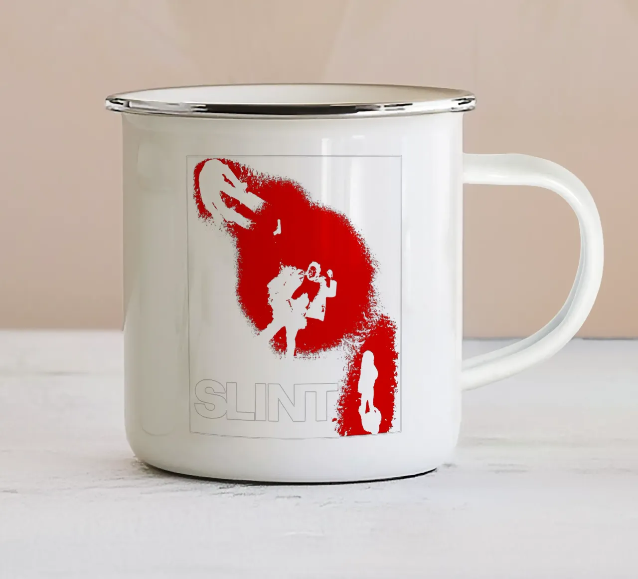 Stile Silhouette - Slint tazza in smalto da grass.studio_