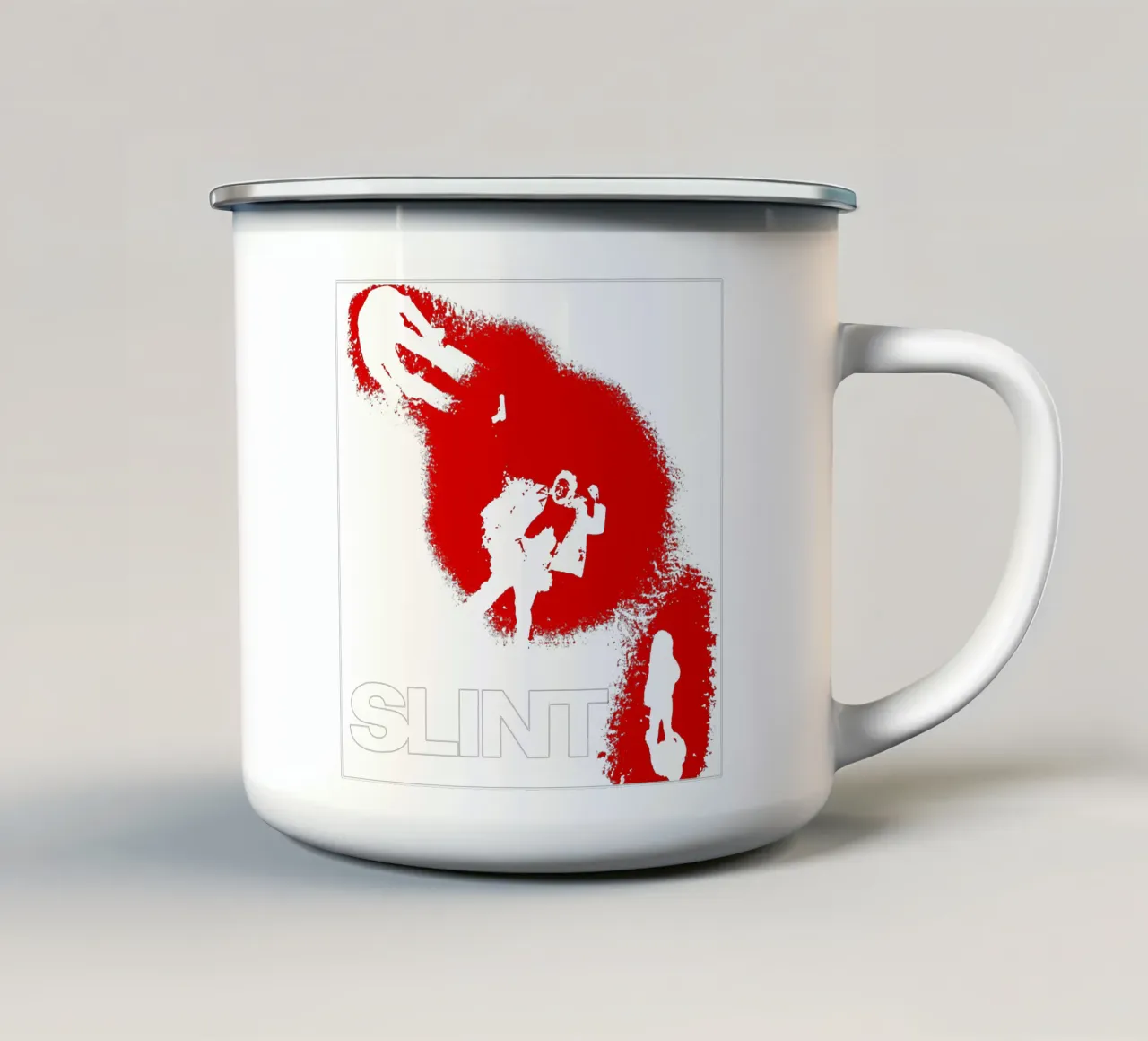 Stile Silhouette - Slint tazza in smalto da grass.studio_
