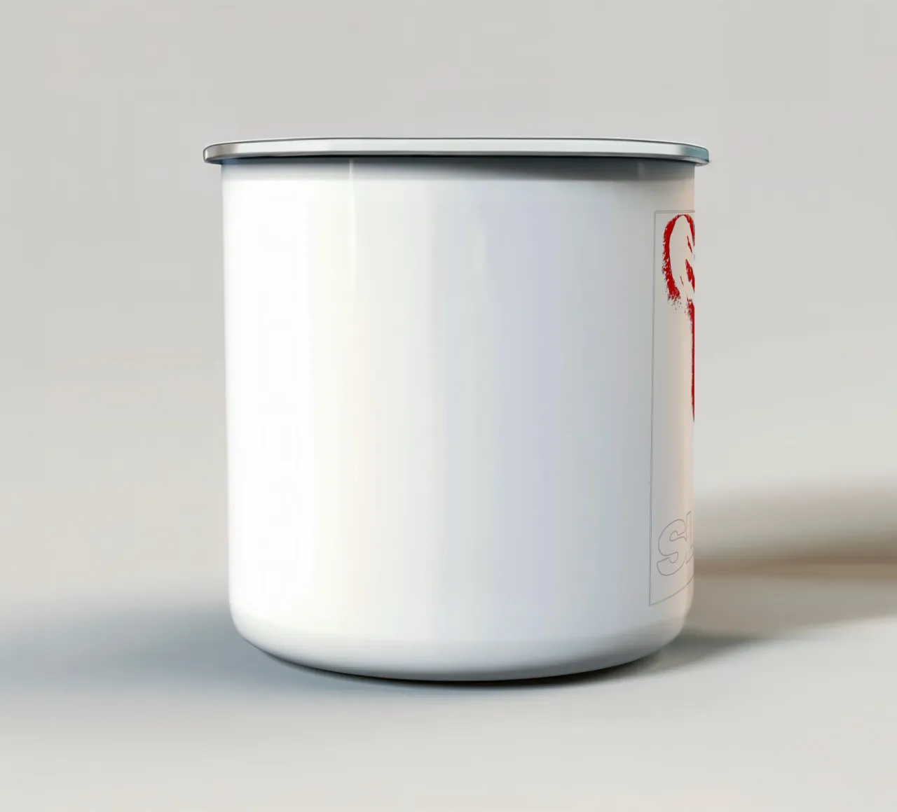 Stile Silhouette - Slint tazza in smalto da grass.studio_