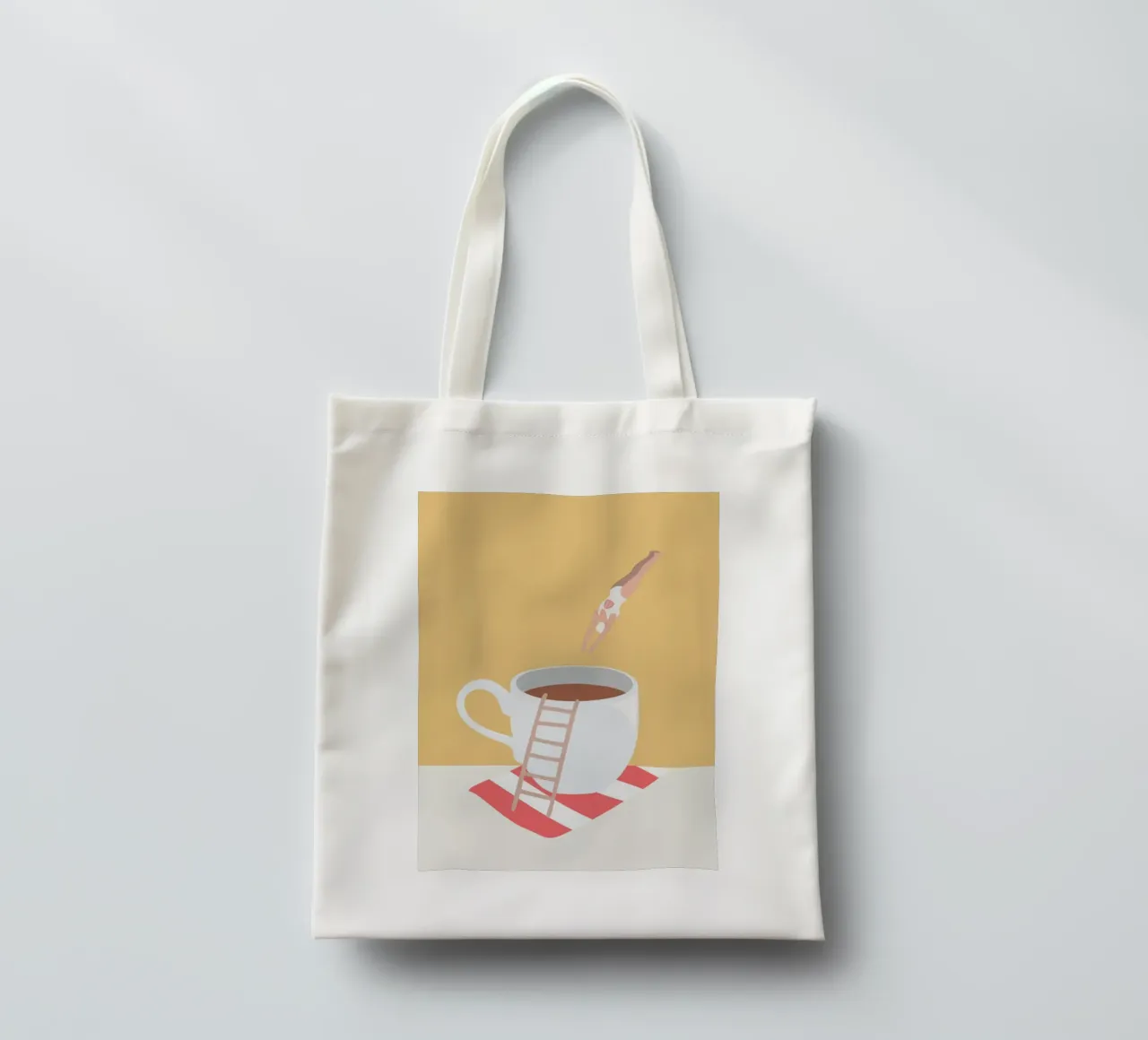 caffè subacqueo borsa in juta da mary shop