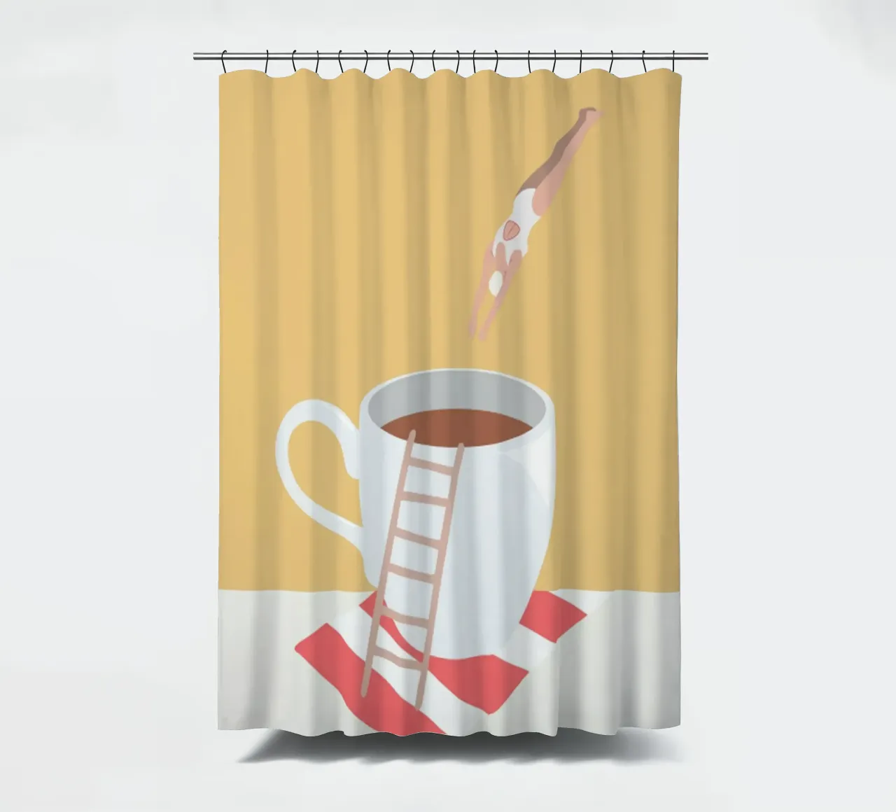 caffè subacqueo tenda da doccia da mary shop