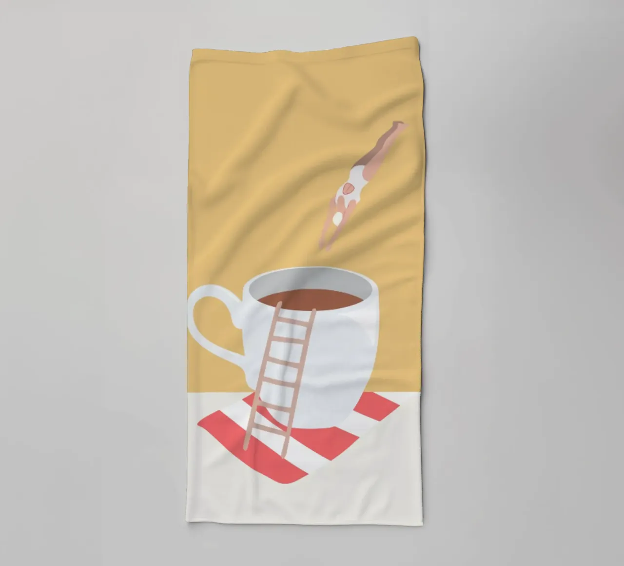 caffè subacqueo asciugamano da bagno da mary shop