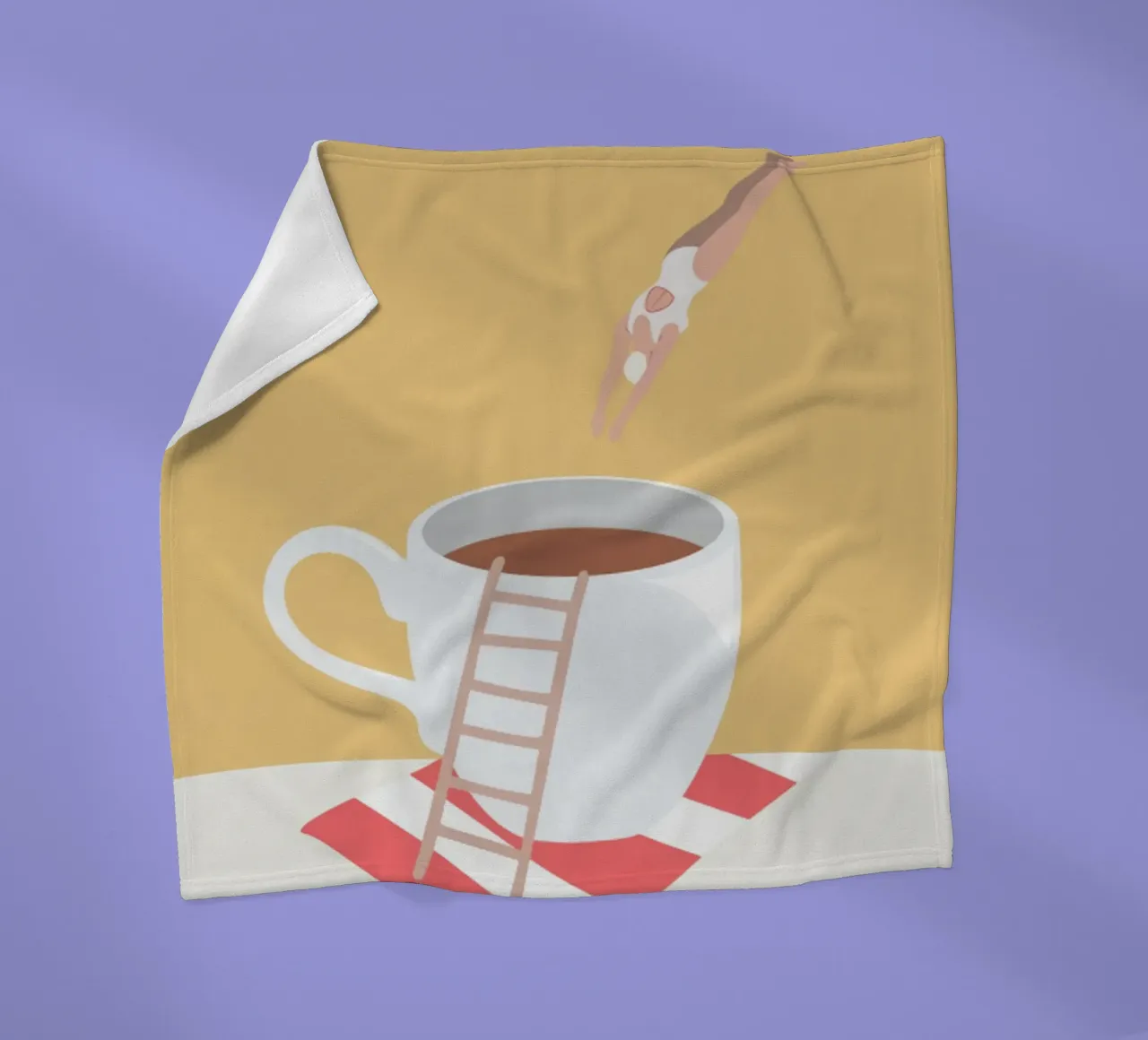 caffè subacqueo coperta in pile da mary shop