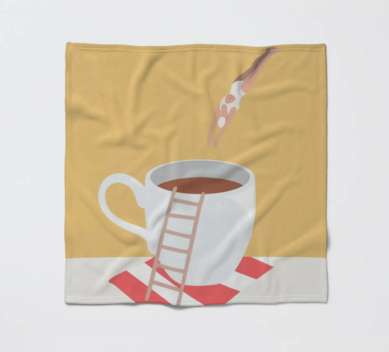 caffè subacqueo coperta in pile da mary shop