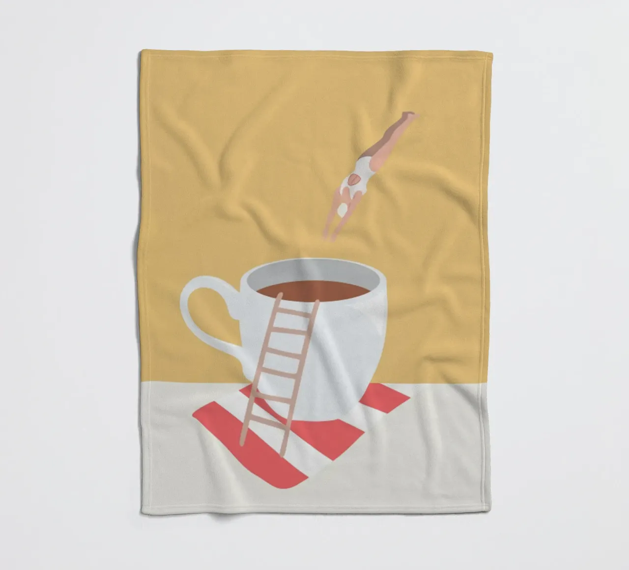 caffè subacqueo coperta in pile da mary shop