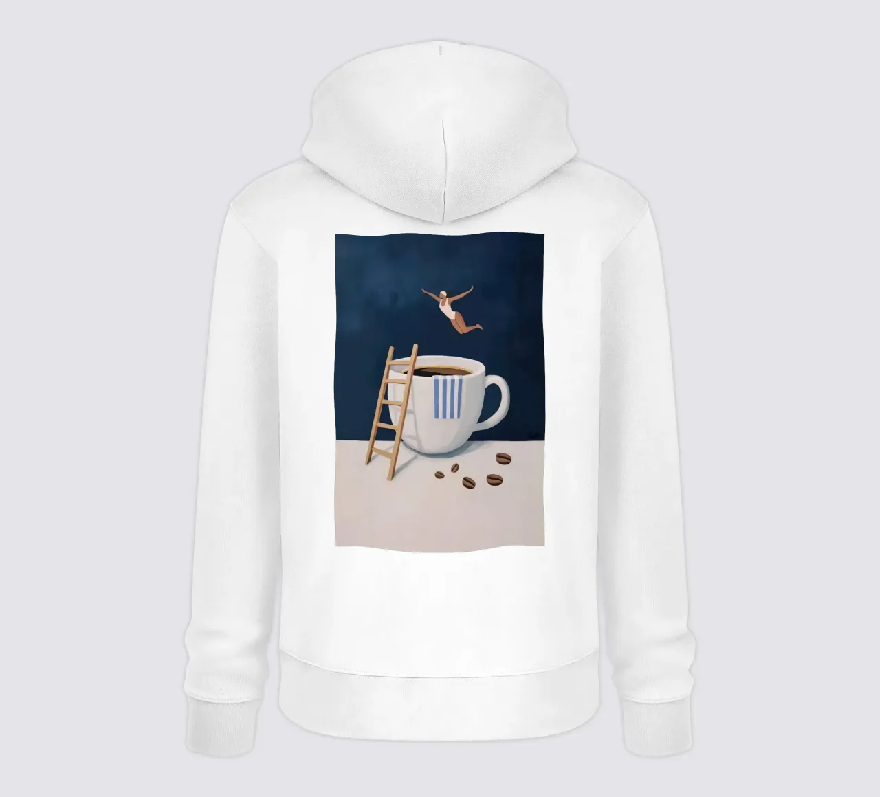 Tuffatore di caffè felpa con cappuccio da mary shop