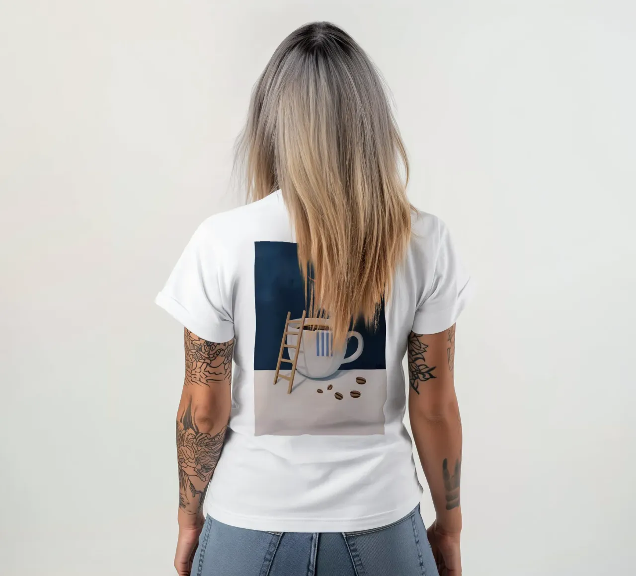 Tuffatore di caffè t-shirt da mary shop