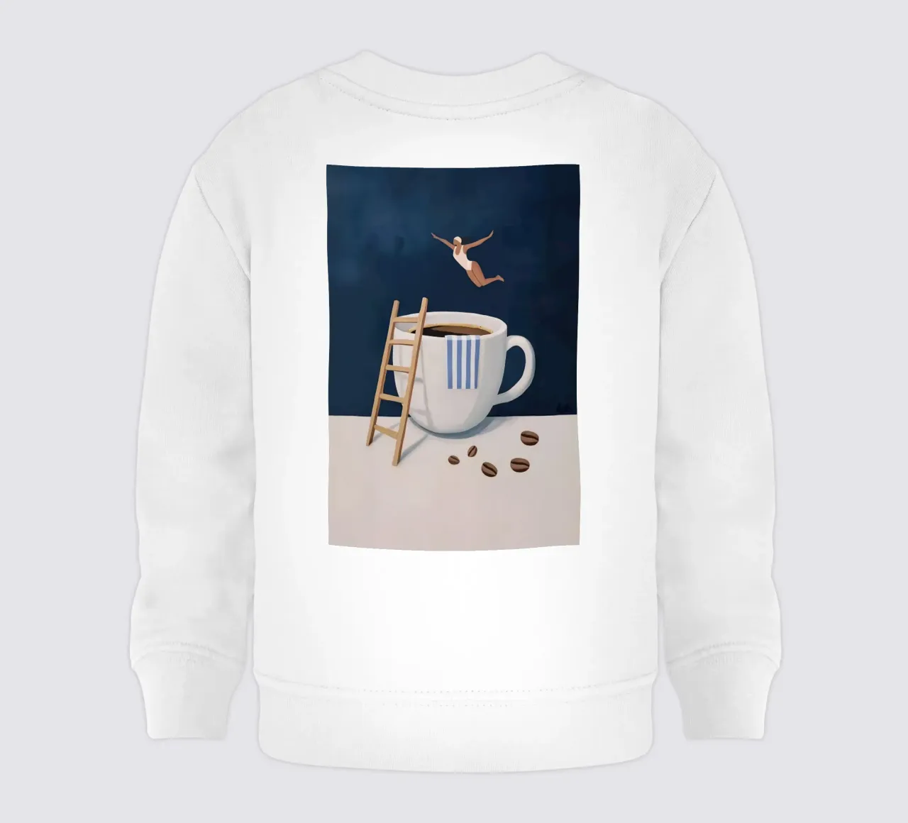 Tuffatore di caffè felpa neonato da mary shop
