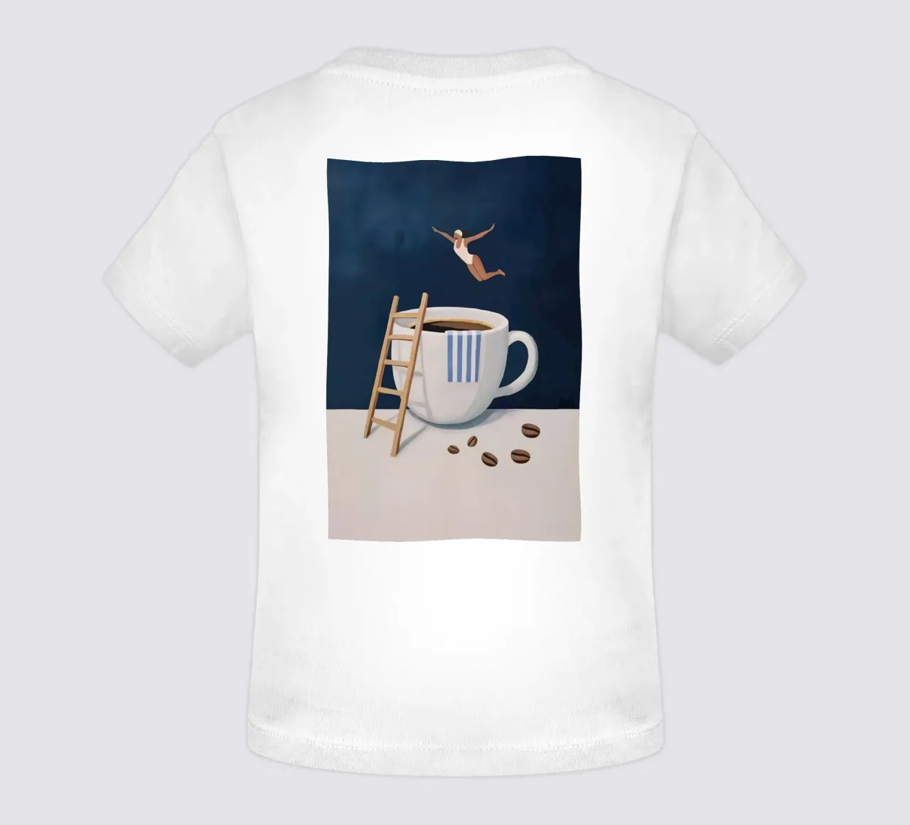 Tuffatore di caffè maglietta neonato da mary shop