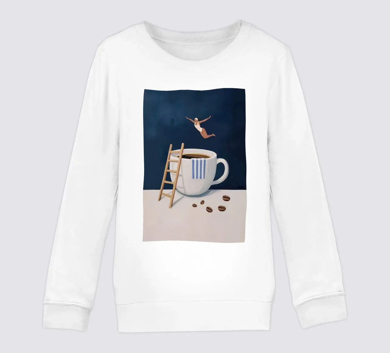 Tuffatore di caffè felpa bambino da mary shop