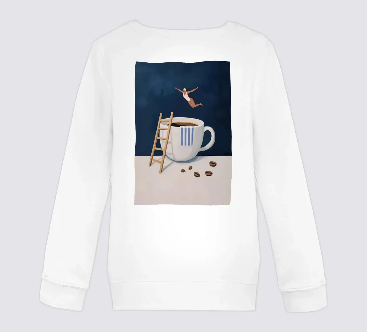 Tuffatore di caffè felpa bambino da mary shop