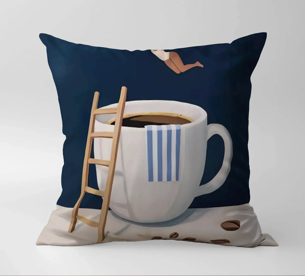 Tuffatore di caffè cuscino da mary shop