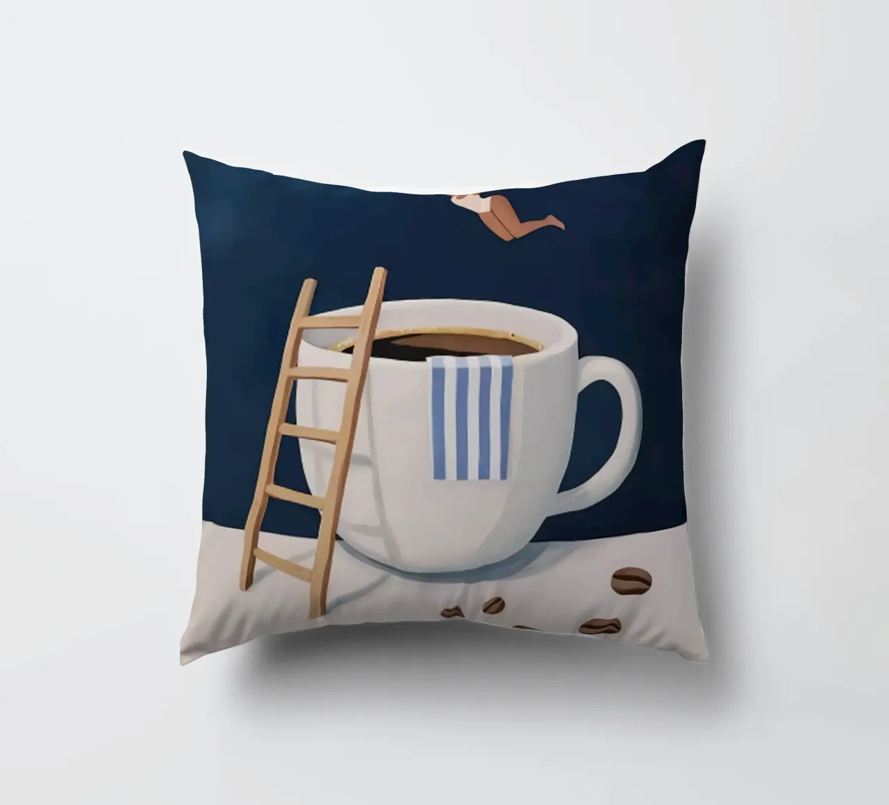 Tuffatore di caffè cuscino da mary shop