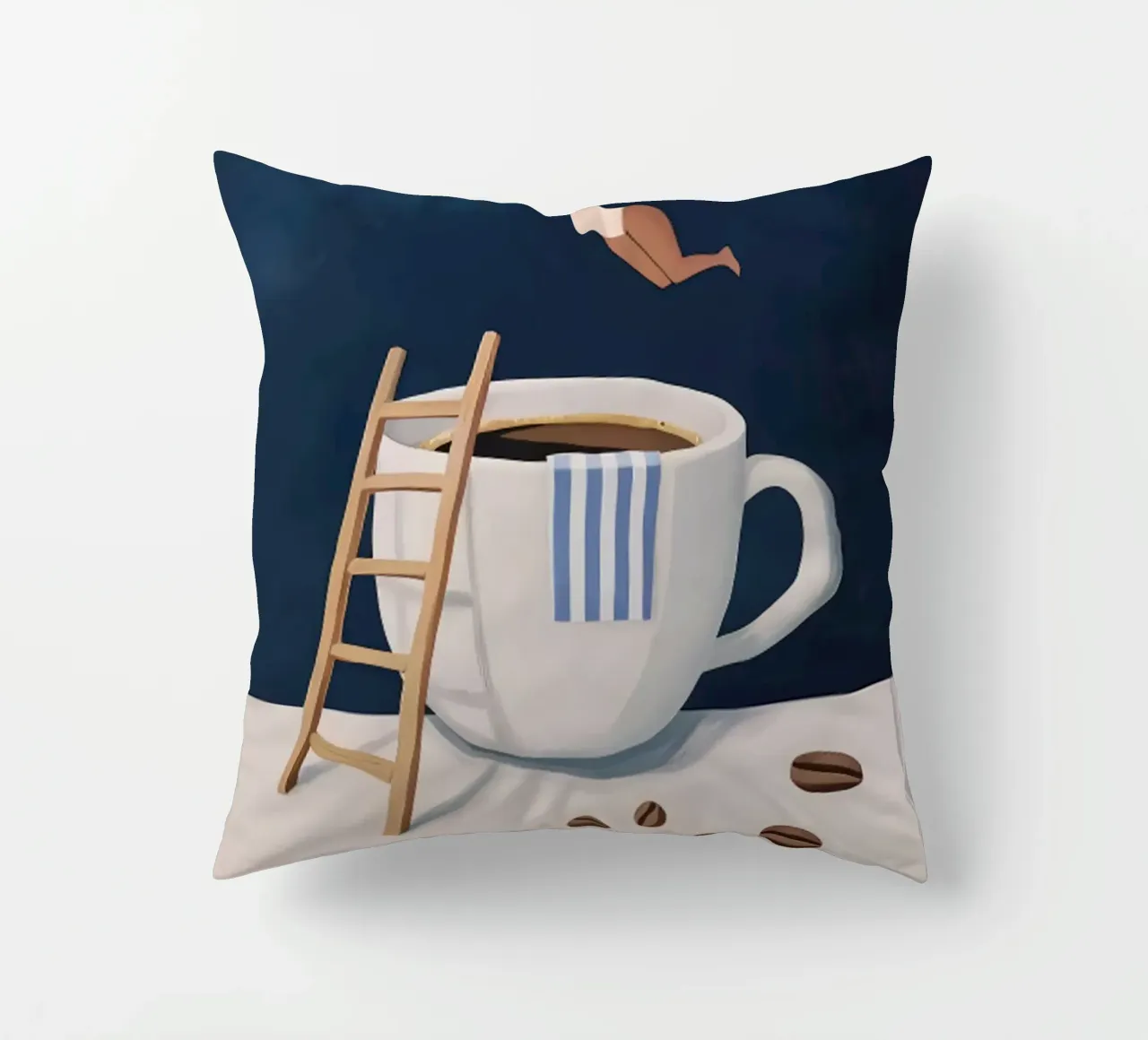 Tuffatore di caffè cuscino da mary shop