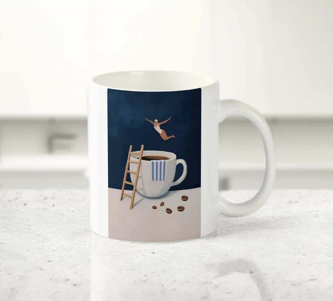 Tuffatore di caffè tazza in ceramica da mary shop