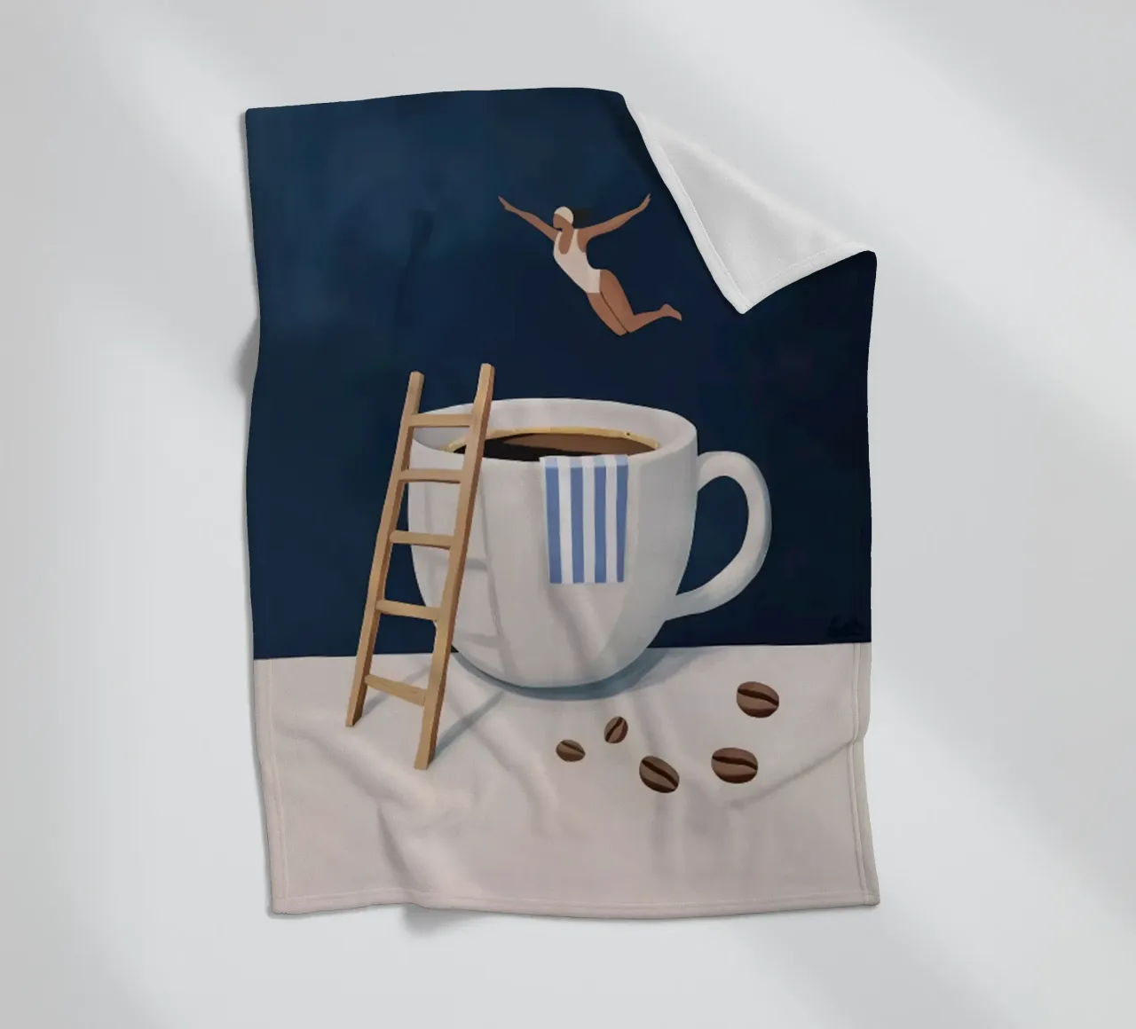 Tuffatore di caffè coperta in pile da mary shop