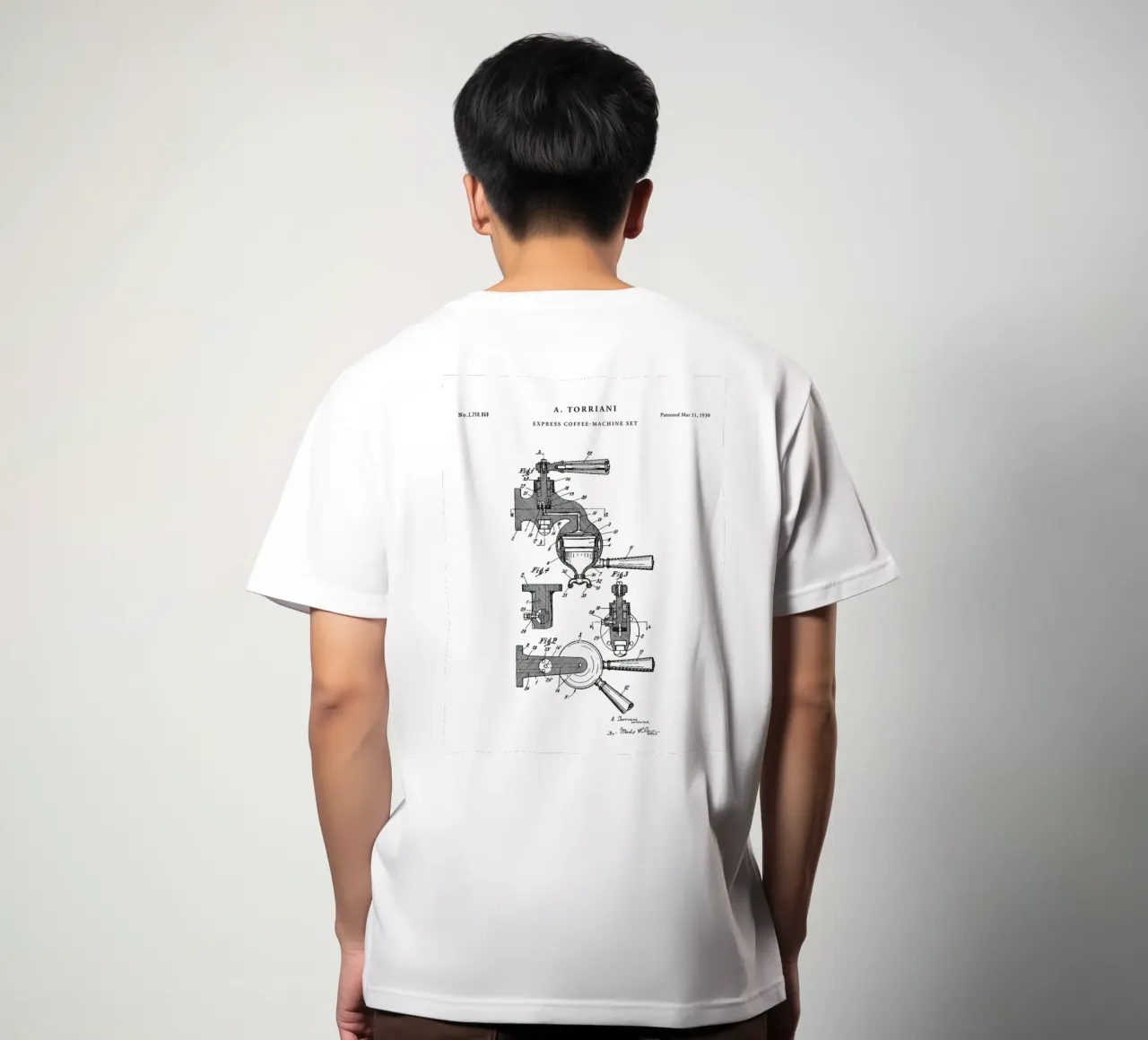 Espresso Machine Patent t-shirt da mary shop