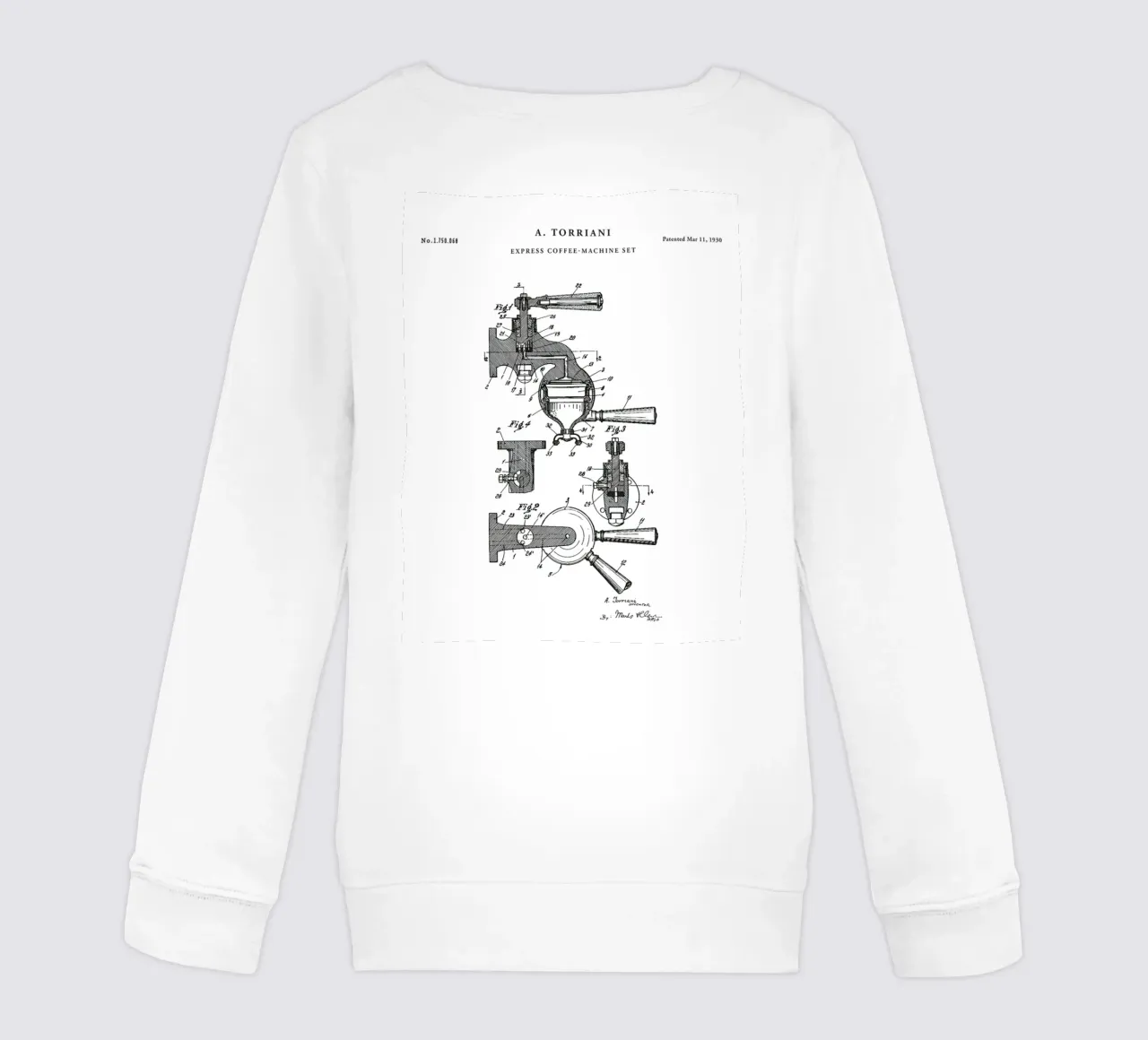 Espresso Machine Patent felpa bambino da mary shop